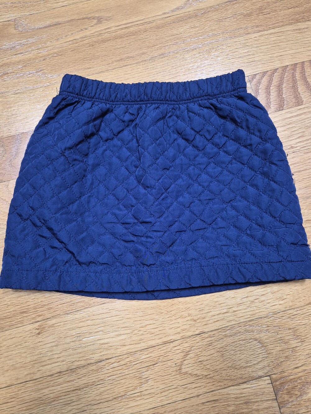 Old Navy Girls Navy Blue Quilted Winter Puffer Skirt Size 4T